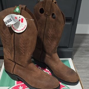 TC Dark Brown Western Boots